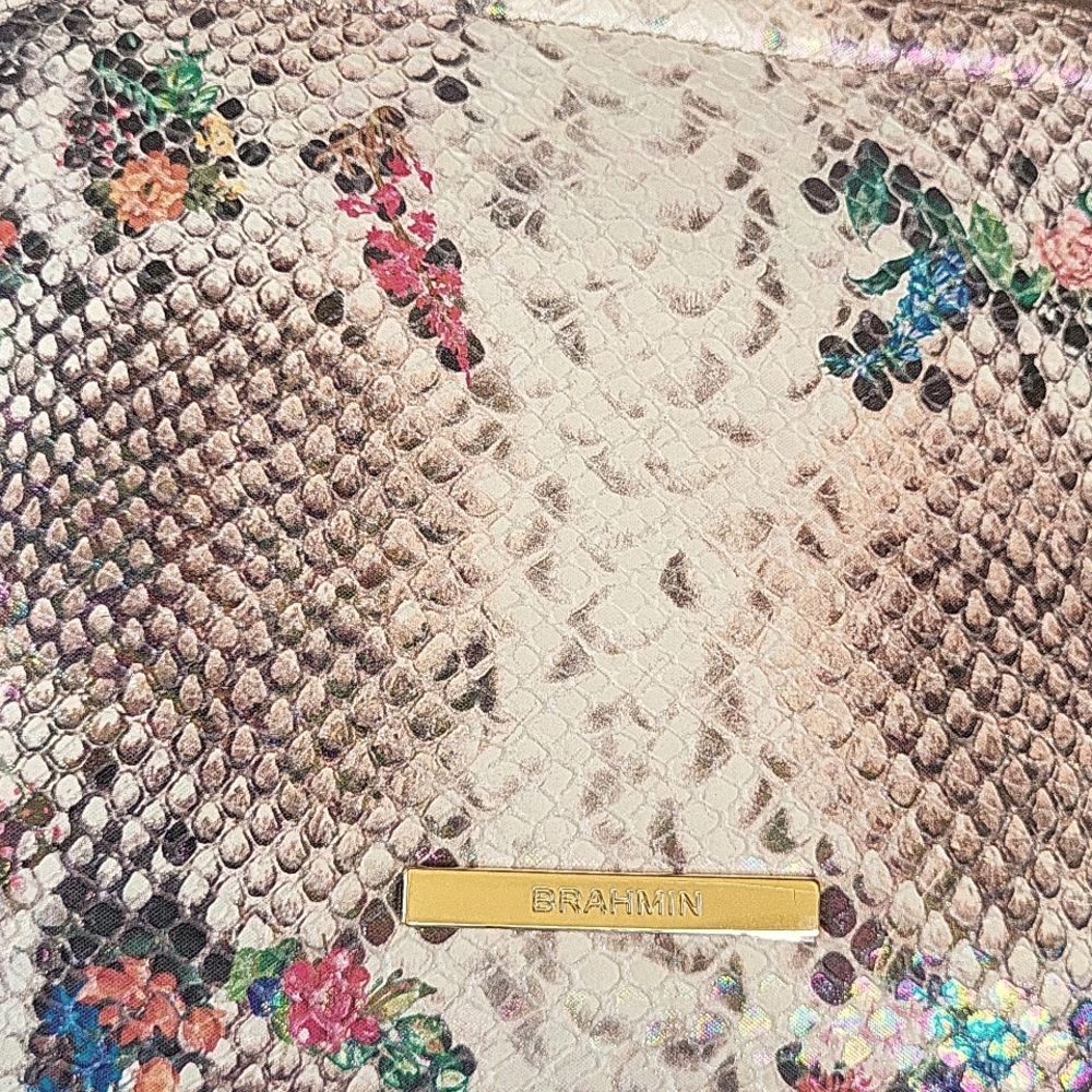 Brahmin Amal Piaffe Snake Print Crossbody - Picture 4 of 16